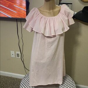 Off-Shoulder Pink Dress